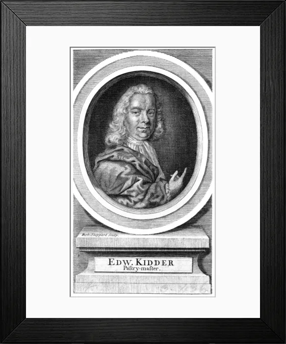 Framed Print : Edward Kidder, Cook Framed Print : Edward Kidder, Cook