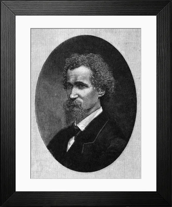Framed Print : Henry Kendall, Writer Framed Print : Henry Kendall, Writer