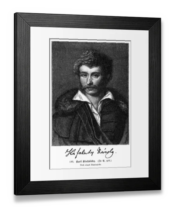 Framed Print : Karoly Kisfaludi