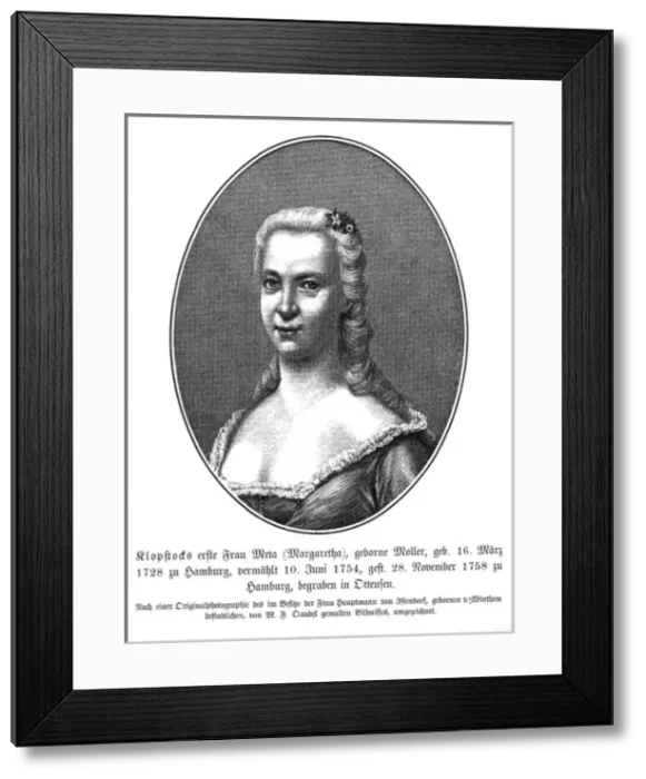Framed Print : Klopstocks First Wife Framed Print : Klopstocks First Wife