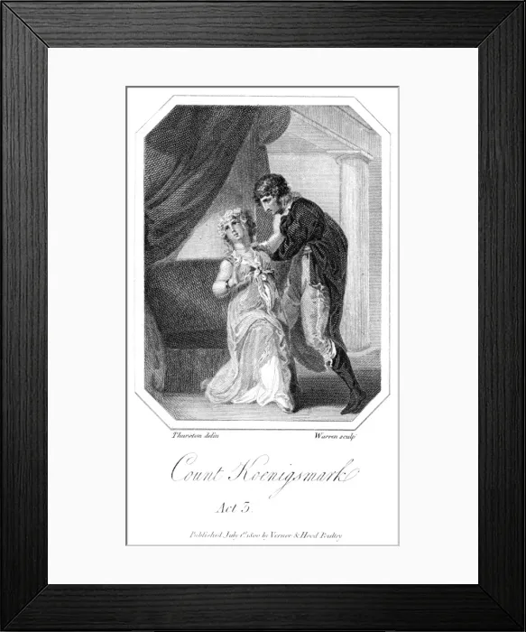 Framed Print : Phil. Chr. Konigsmark Framed Print : Phil. Chr. Konigsmark