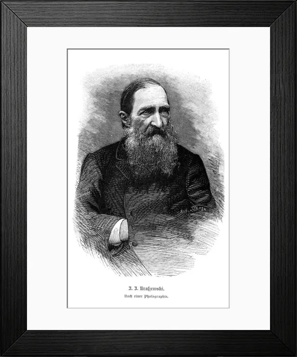 Framed Print : Josef Ignaz Kraszewski Framed Print : Josef Ignaz Kraszewski