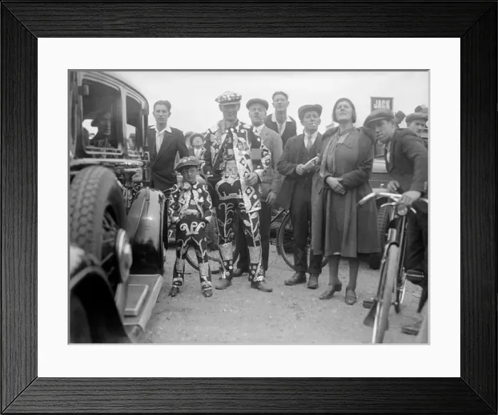 Framed Print : Pearly King at the Derby Framed Print : Pearly King at the Derby