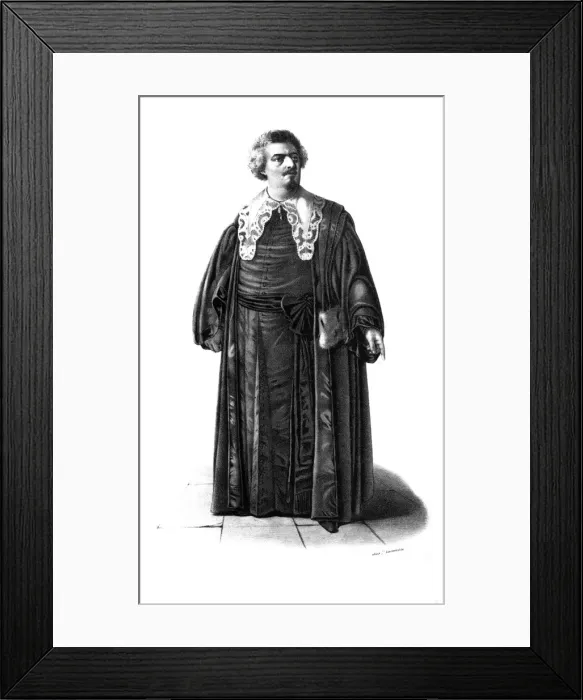 Framed Print : Luigi Lablache - 3 Framed Print : Luigi Lablache - 3