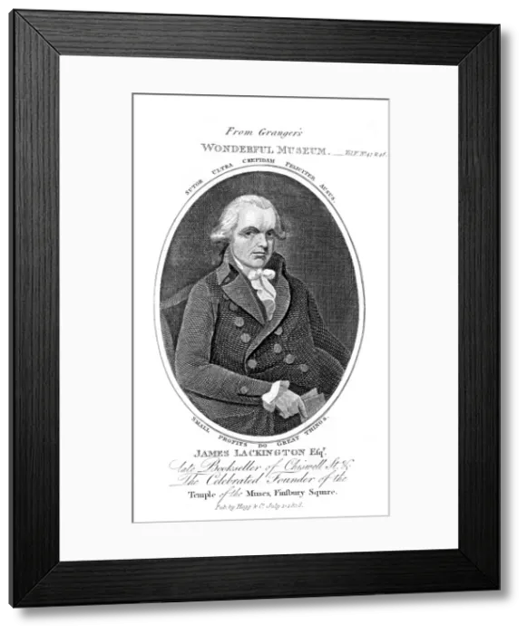 Framed Print : James Lackington - 1 Framed Print : James Lackington - 1