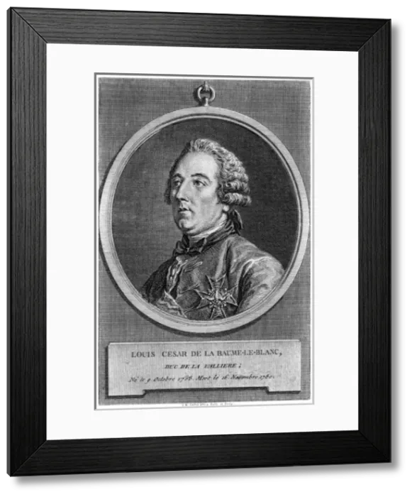 Framed Print : Louis De LA Valliere Framed Print : Louis De LA Valliere