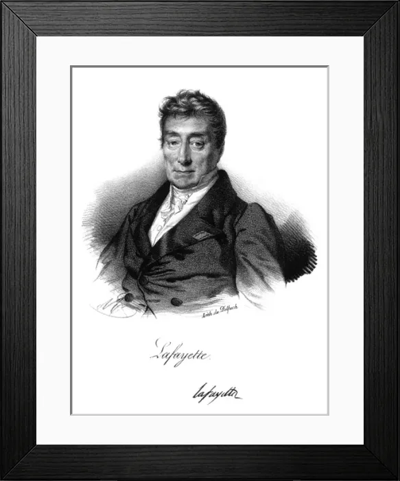 Framed Print : Marquis De Lafayette Framed Print : Marquis De Lafayette
