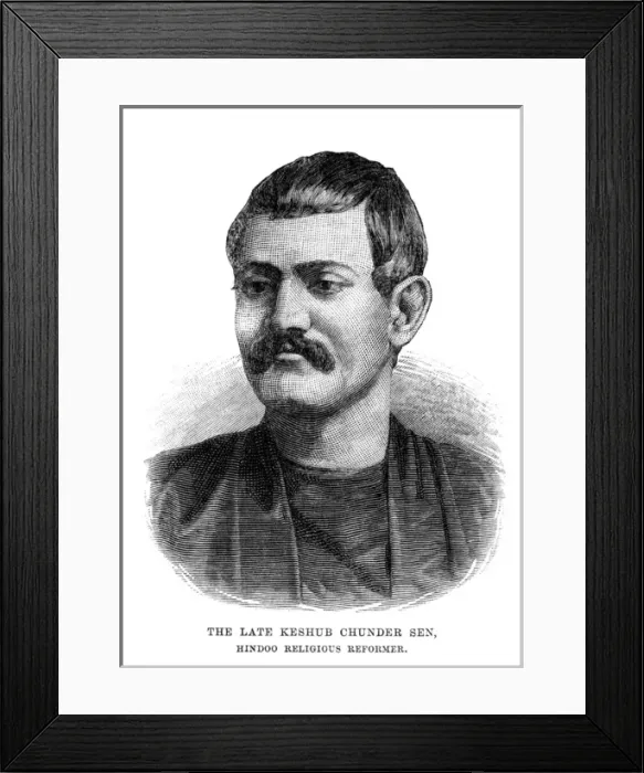 Framed Print : Keshub Chunder Sen Framed Print : Keshub Chunder Sen