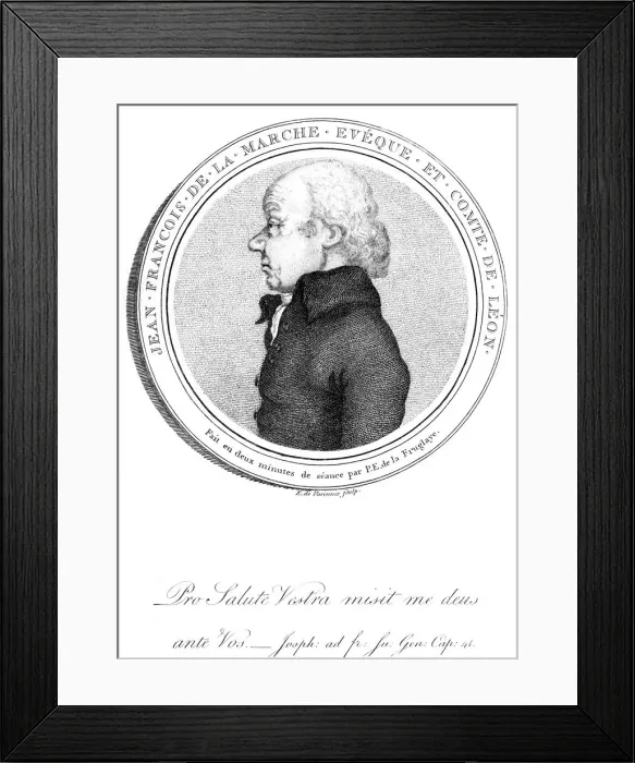 Framed Print : Jean Fran. De LA Marche Framed Print : Jean Fran. De LA Marche