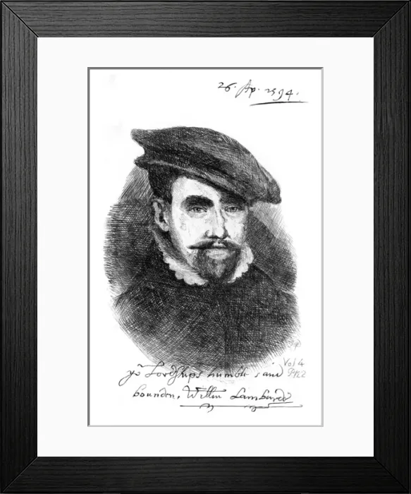 Framed Print : William Lambarde - 1 Framed Print : William Lambarde - 1
