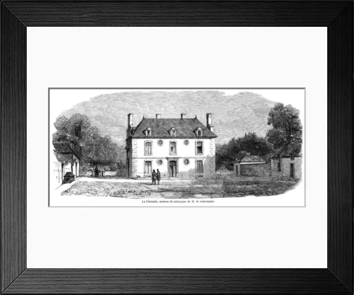 Framed Print : Home of Lamennais Framed Print : Home of Lamennais