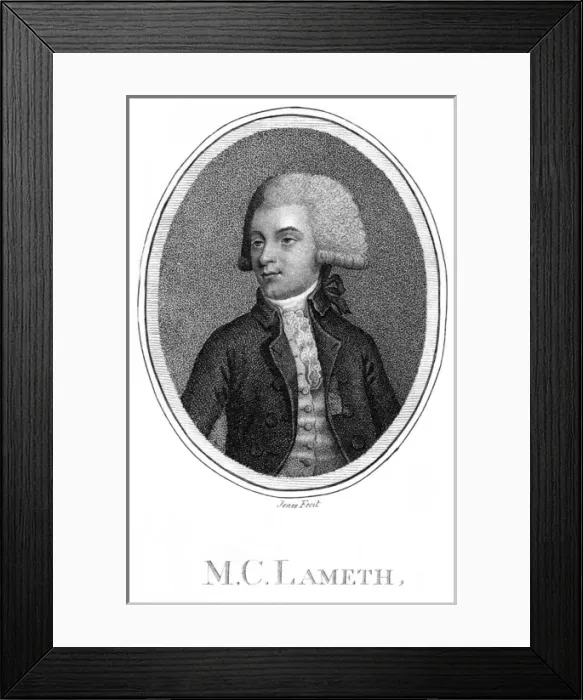 Framed Print : Charles Comte De Lameth Framed Print : Charles Comte De Lameth