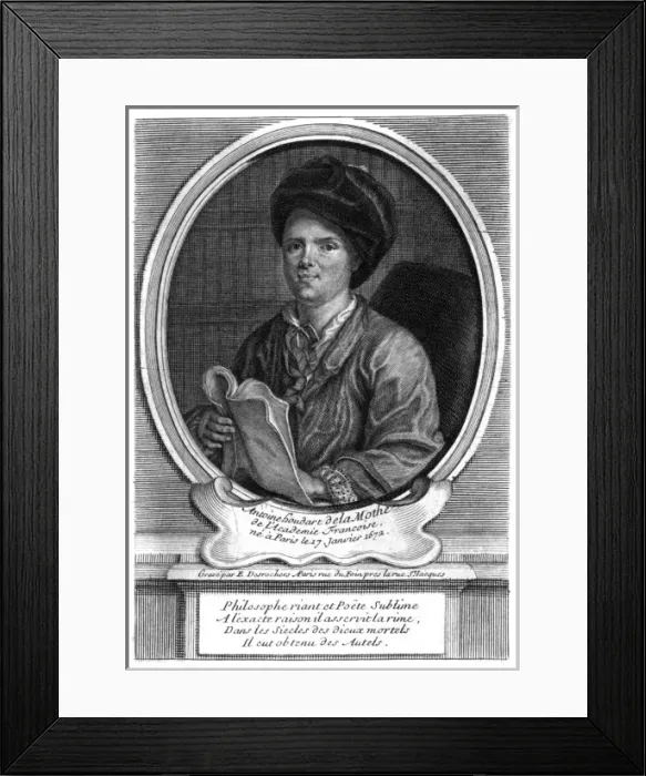 Framed Print : Antoine De LA Motte Framed Print : Antoine De LA Motte