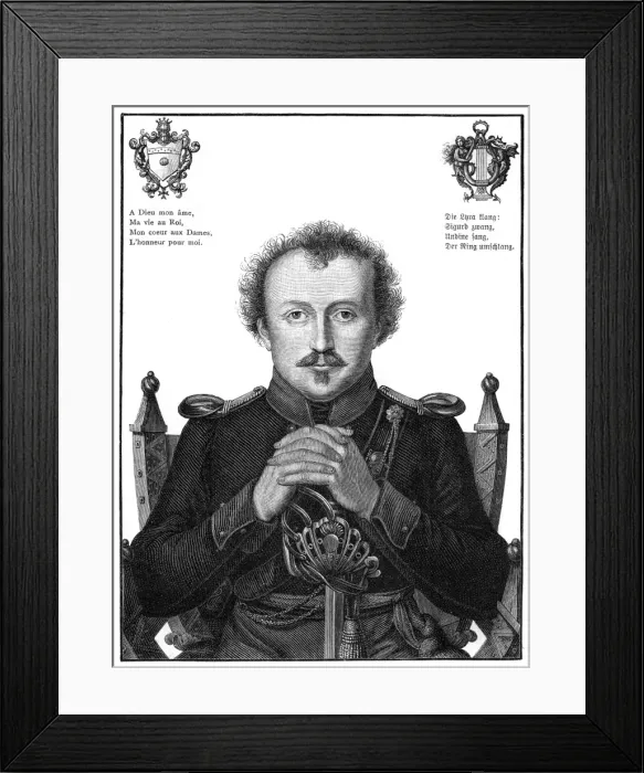 Framed Print : De LA Motte Fouque Framed Print : De LA Motte Fouque