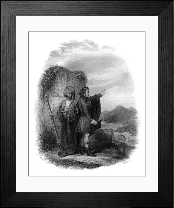 Framed Print : Lamartine En Voyage Framed Print : Lamartine En Voyage