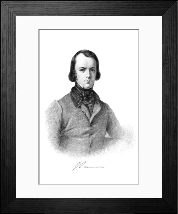 Framed Print : George Lance, Artist Framed Print : George Lance, Artist