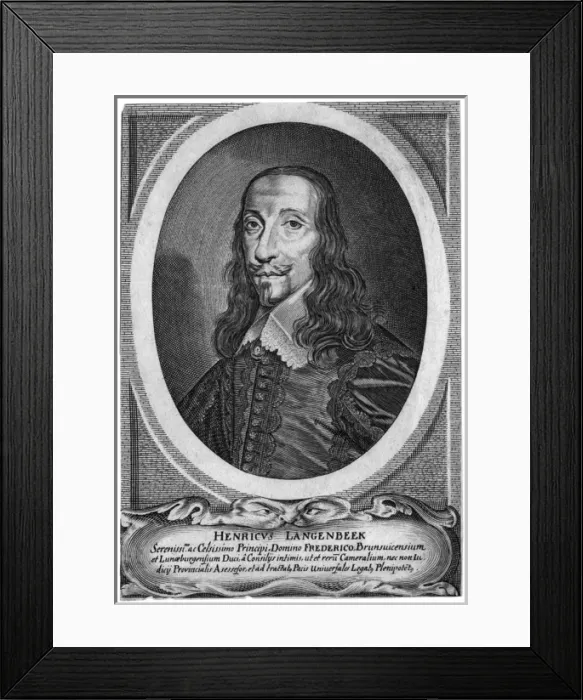 Framed Print : Heinrich Langenbeck Framed Print : Heinrich Langenbeck
