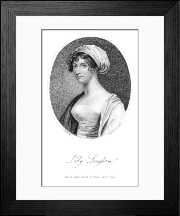 Framed Print : Henrietta Lady Langham 2 Framed Print : Henrietta Lady Langham 2