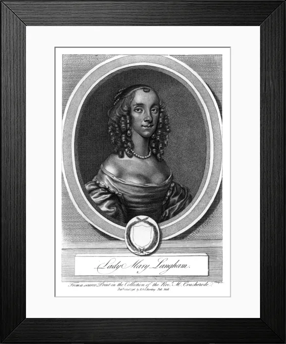 Framed Print : Lady Mary Langham Framed Print : Lady Mary Langham