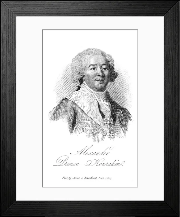 Framed Print : Alex. Prince Kurakin Framed Print : Alex. Prince Kurakin