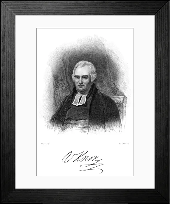 Framed Print : Vicesimus Knox Framed Print : Vicesimus Knox