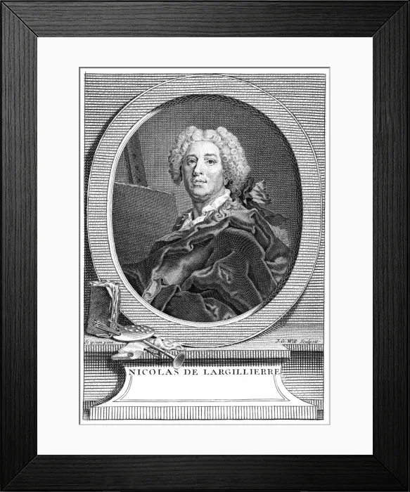 Framed Print : Nicolas De Largilliere Framed Print : Nicolas De Largilliere