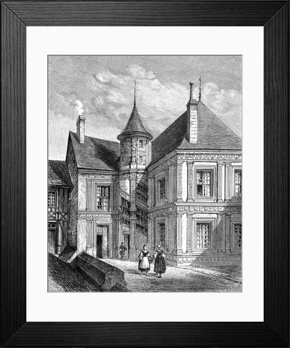 Framed Print : LA Salle Statue - 2 Framed Print : LA Salle Statue - 2