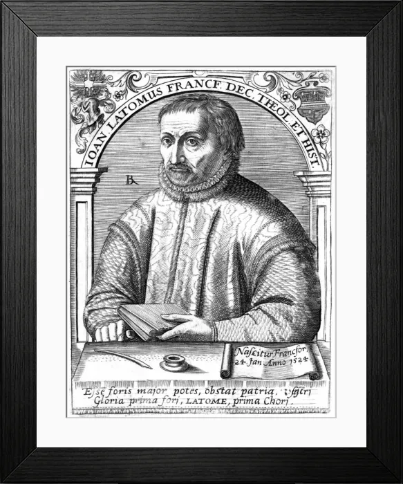 Framed Print : Johann Latomus Framed Print : Johann Latomus