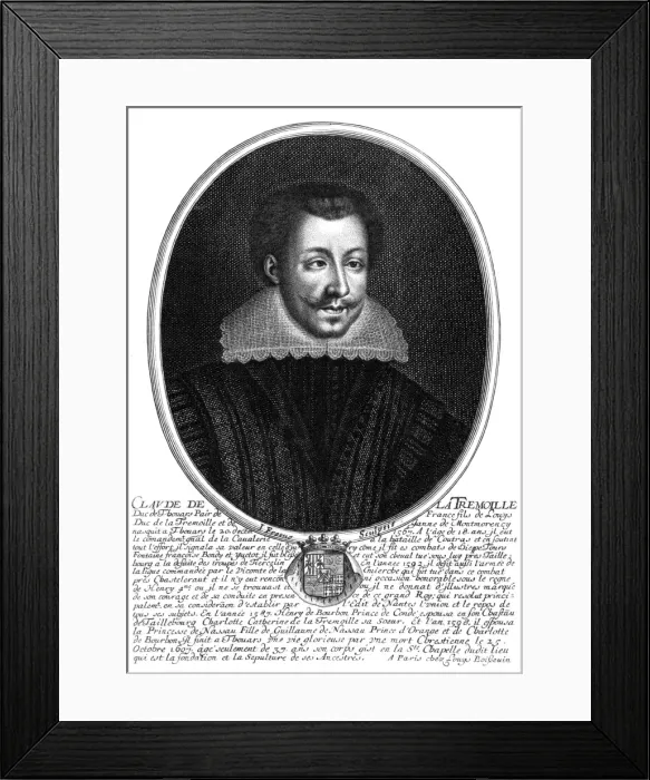 Framed Print : Claude De LA Tremouille Framed Print : Claude De LA Tremouille