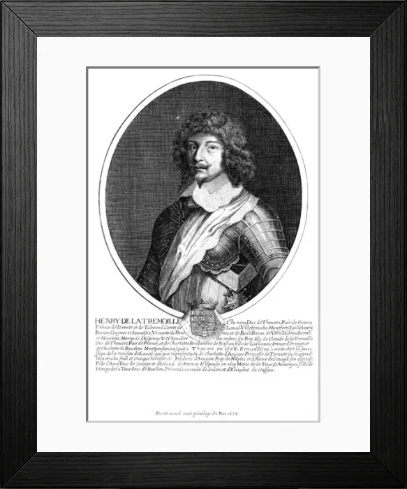 Framed Print : Henri De LA Tremouille Framed Print : Henri De LA Tremouille