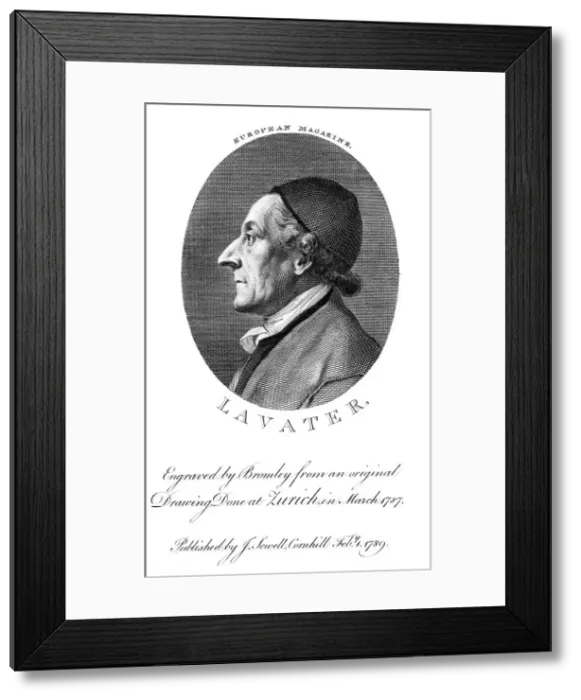 Framed Print : Lavater, Profile Framed Print : Lavater, Profile