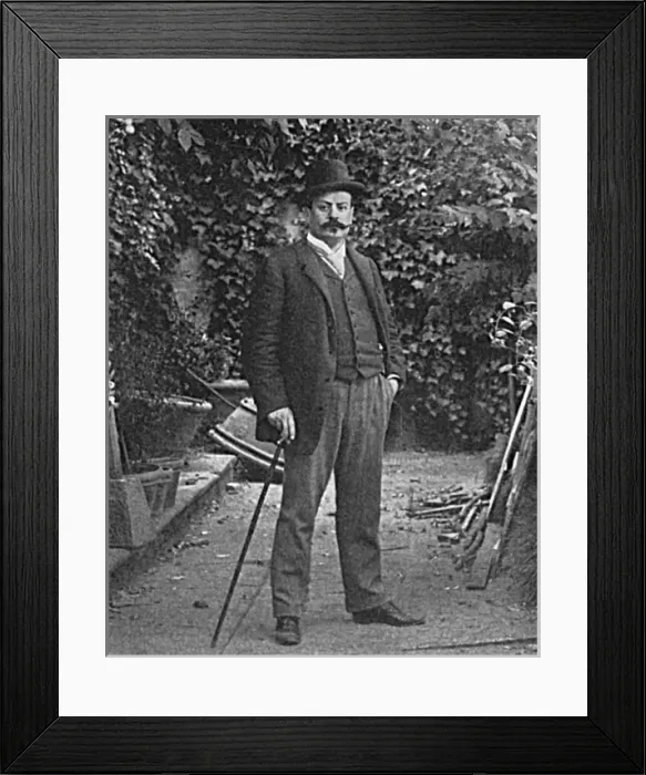 Framed Print : Tito Lessi, Artist Framed Print : Tito Lessi, Artist
