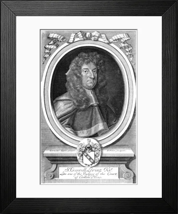 Framed Print : Sir Creswell Levinz Framed Print : Sir Creswell Levinz