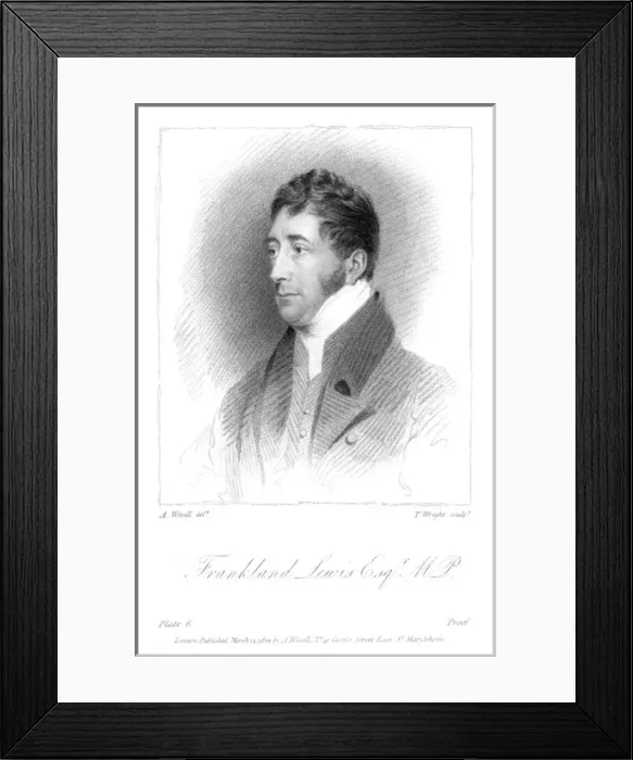 Framed Print : Thomas Frankland Lewis Framed Print : Thomas Frankland Lewis