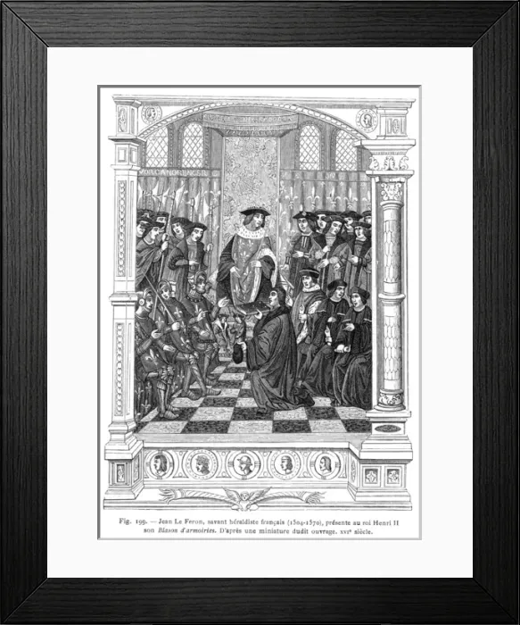 Framed Print : Jean Le Feron, Herald Framed Print : Jean Le Feron, Herald