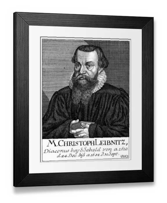 Framed Print : Christoph Leibnitz Framed Print : Christoph Leibnitz