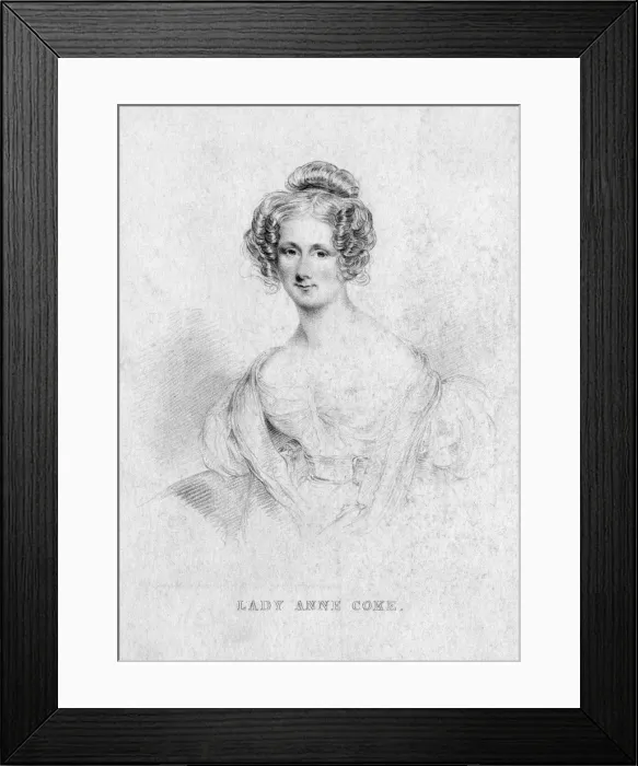 Framed Print : Anna Countess Leicester Framed Print : Anna Countess Leicester