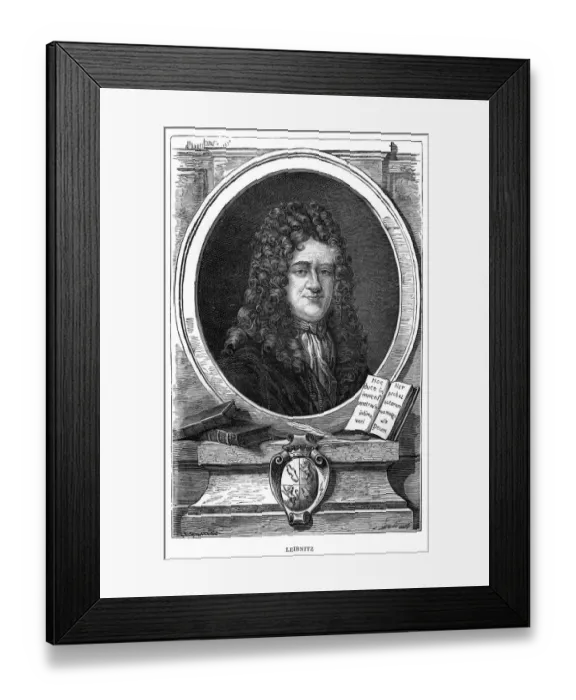 Framed Print : Gottfried Leibniz Framed Print : Gottfried Leibniz
