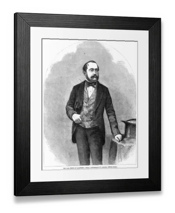 Framed Print : Charles Prince Leiningen Framed Print : Charles Prince Leiningen