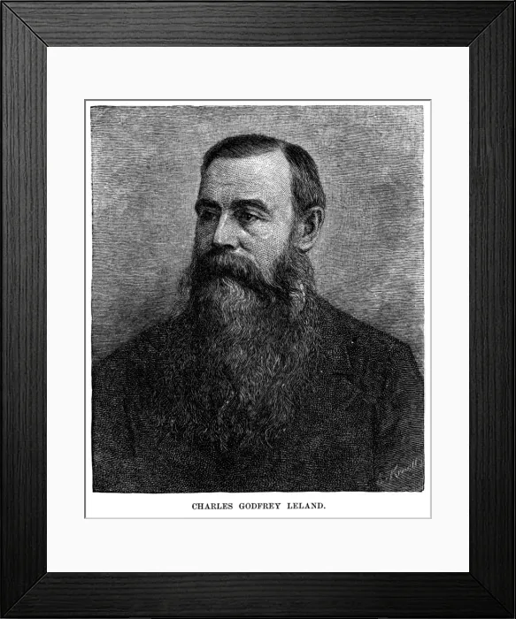 Framed Print : Chas. Godfrey Leland Framed Print : Chas. Godfrey Leland