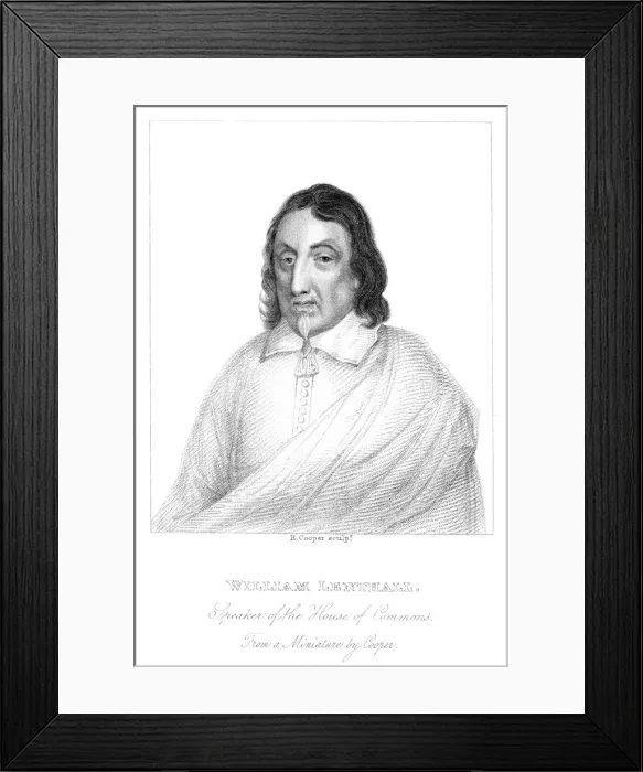 Framed Print : William Lenthall - 2 Framed Print : William Lenthall - 2