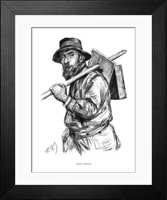 Framed Print : Henri Lerolle, Artist Framed Print : Henri Lerolle, Artist