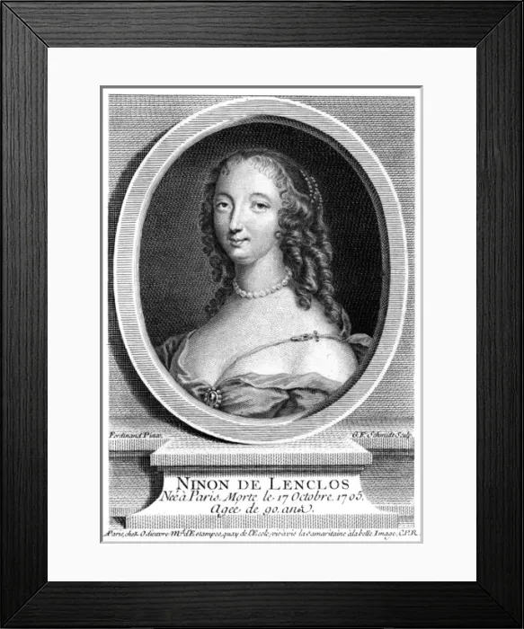 Framed Print : Ninon De Lenclos Framed Print : Ninon De Lenclos