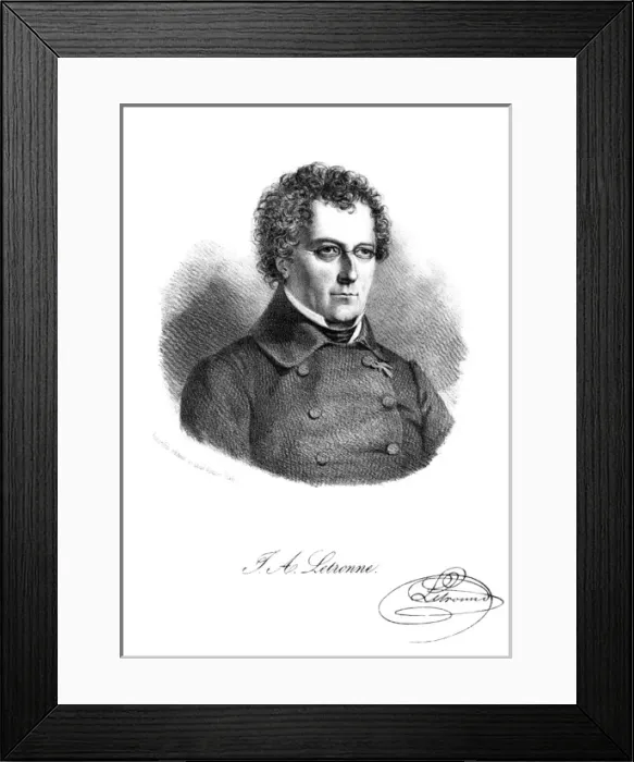 Framed Print : Jean Antoine Letronne Framed Print : Jean Antoine Letronne