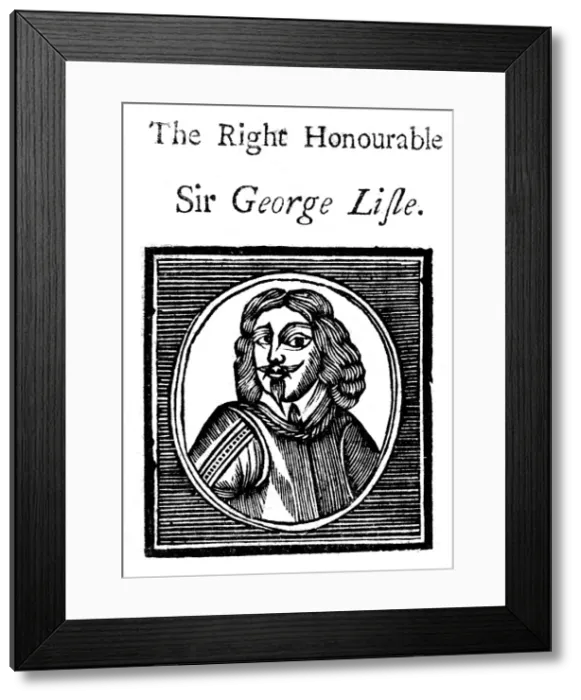 Framed Print : Sir George Lisle - 1 Framed Print : Sir George Lisle - 1
