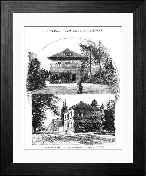 Framed Print : Liszts home at Weimar Framed Print : Liszts home at Weimar