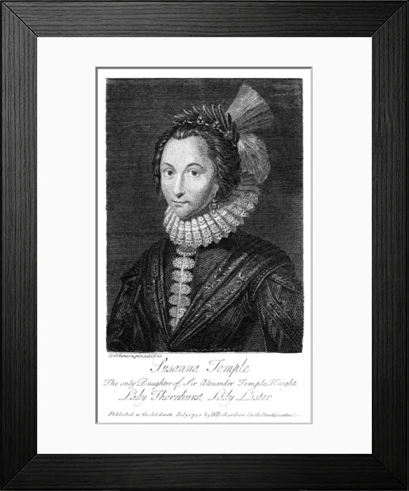 Framed Print : Susanna Lady Lister Framed Print : Susanna Lady Lister