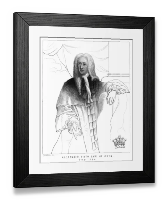 Framed Print : Fifth Earlk of Leven Framed Print : Fifth Earlk of Leven