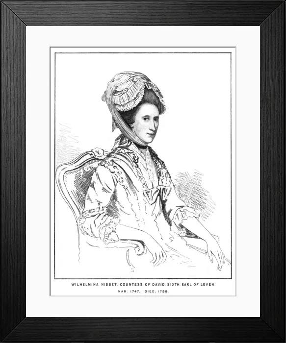 Framed Print : Wilhelmina Ctess. Leven Framed Print : Wilhelmina Ctess. Leven
