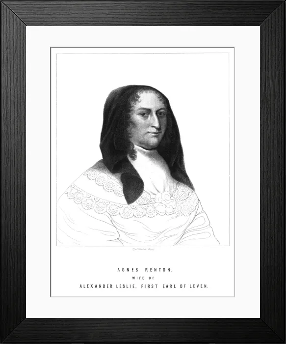 Framed Print : Agnes Countess Leven Framed Print : Agnes Countess Leven